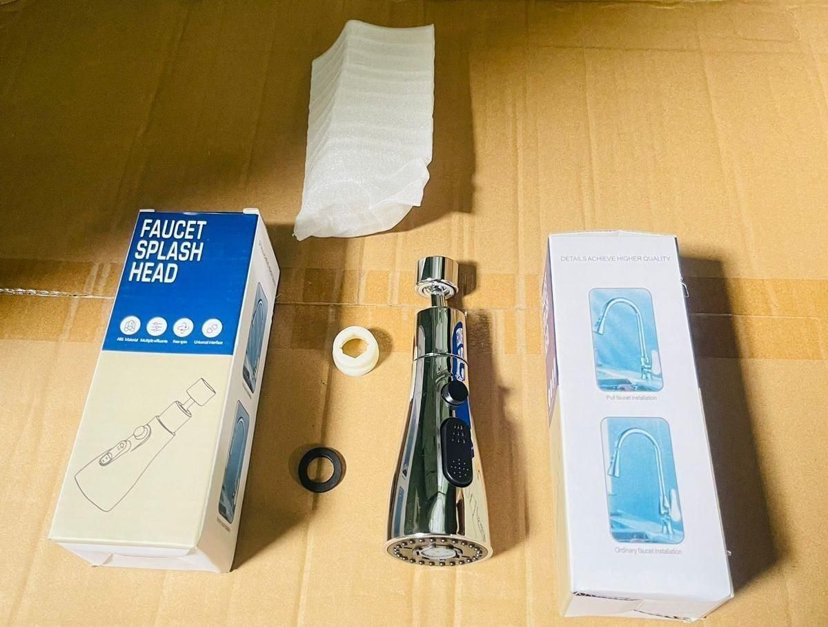3-Mode Rotating Kitchen Sink Faucet