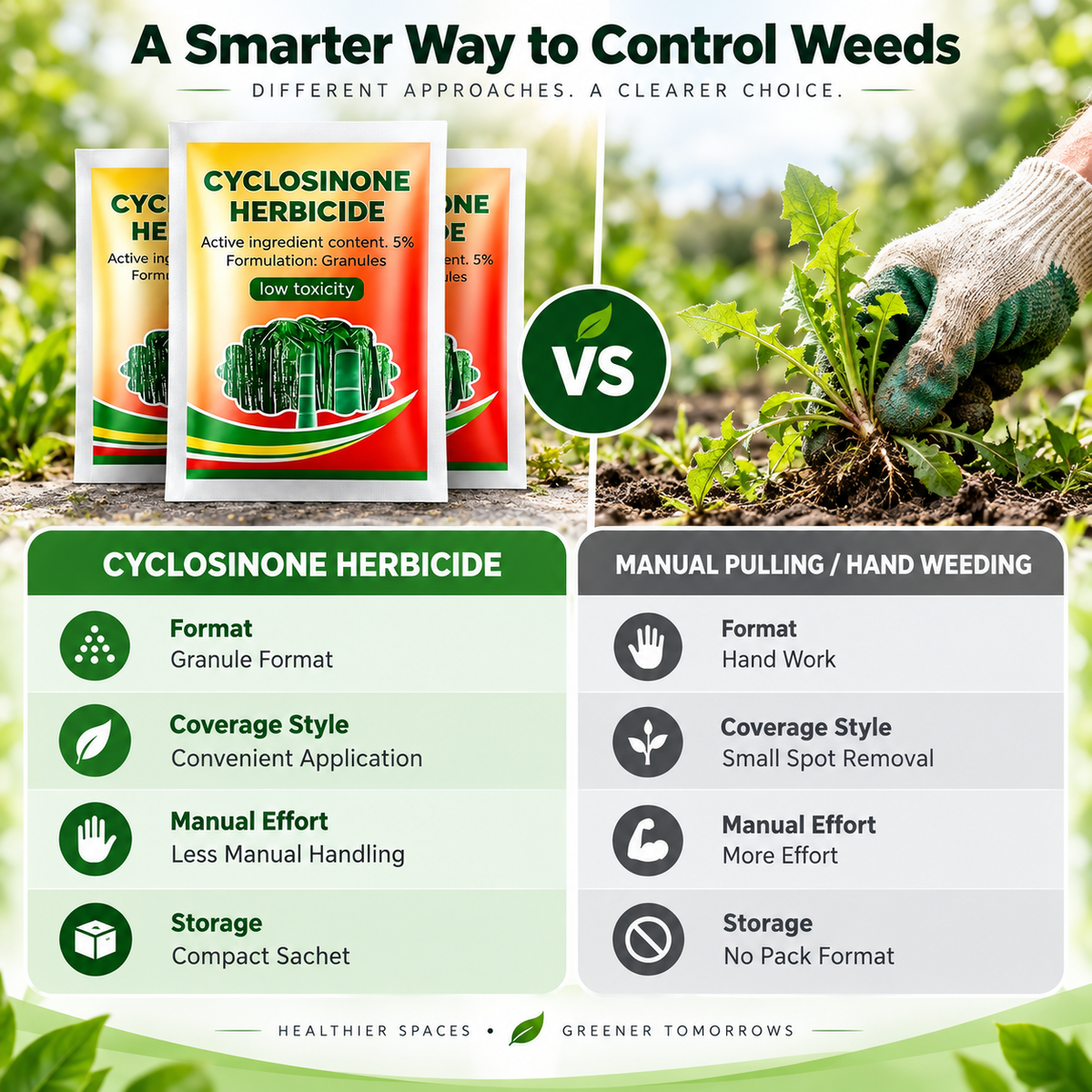Outdoor Weed Control Granules