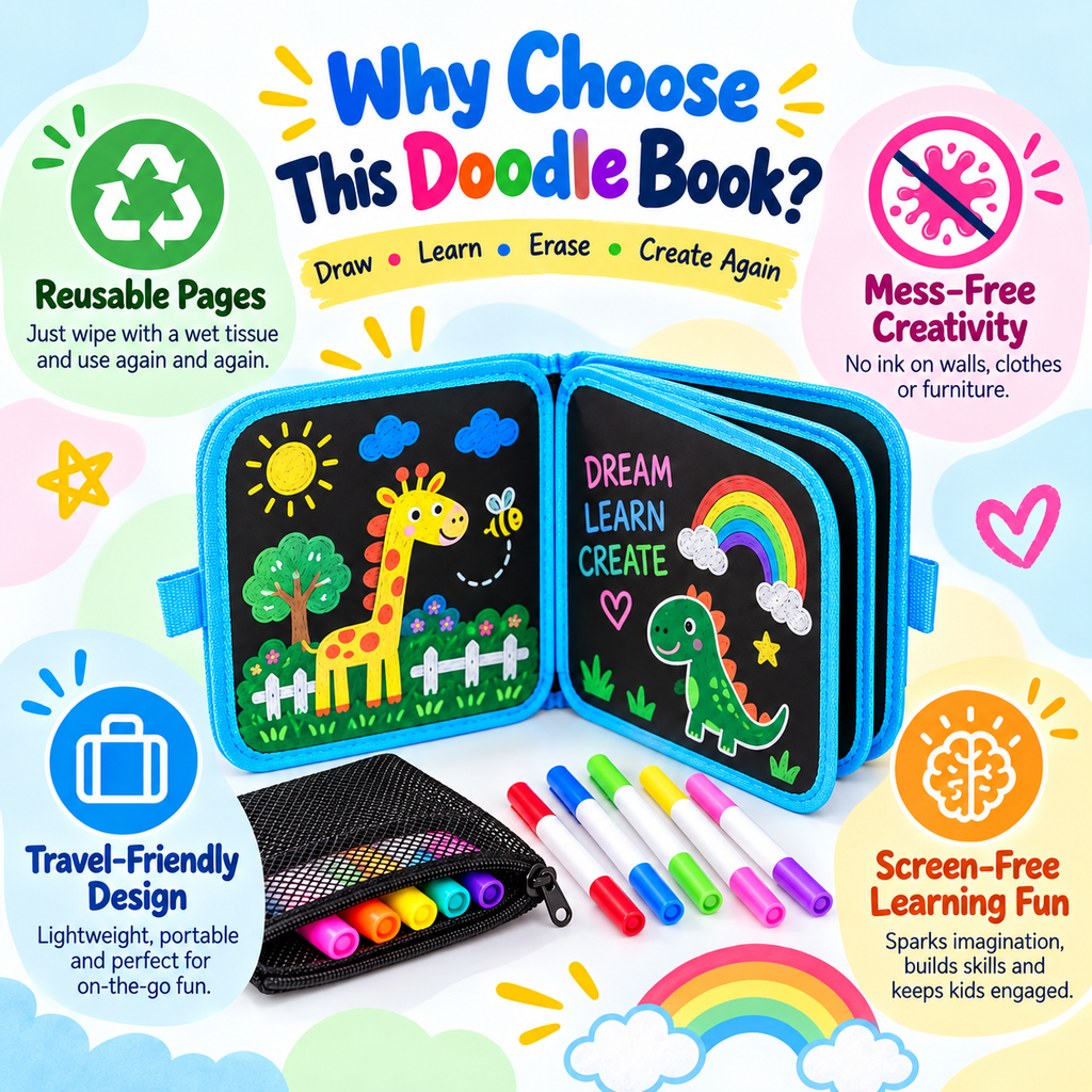 Magic Reusable Drawing Book