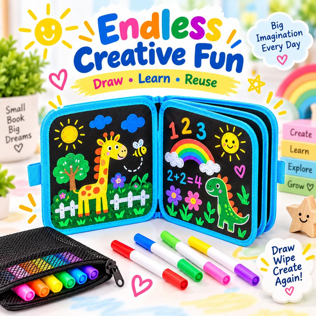 Magic Reusable Drawing Book