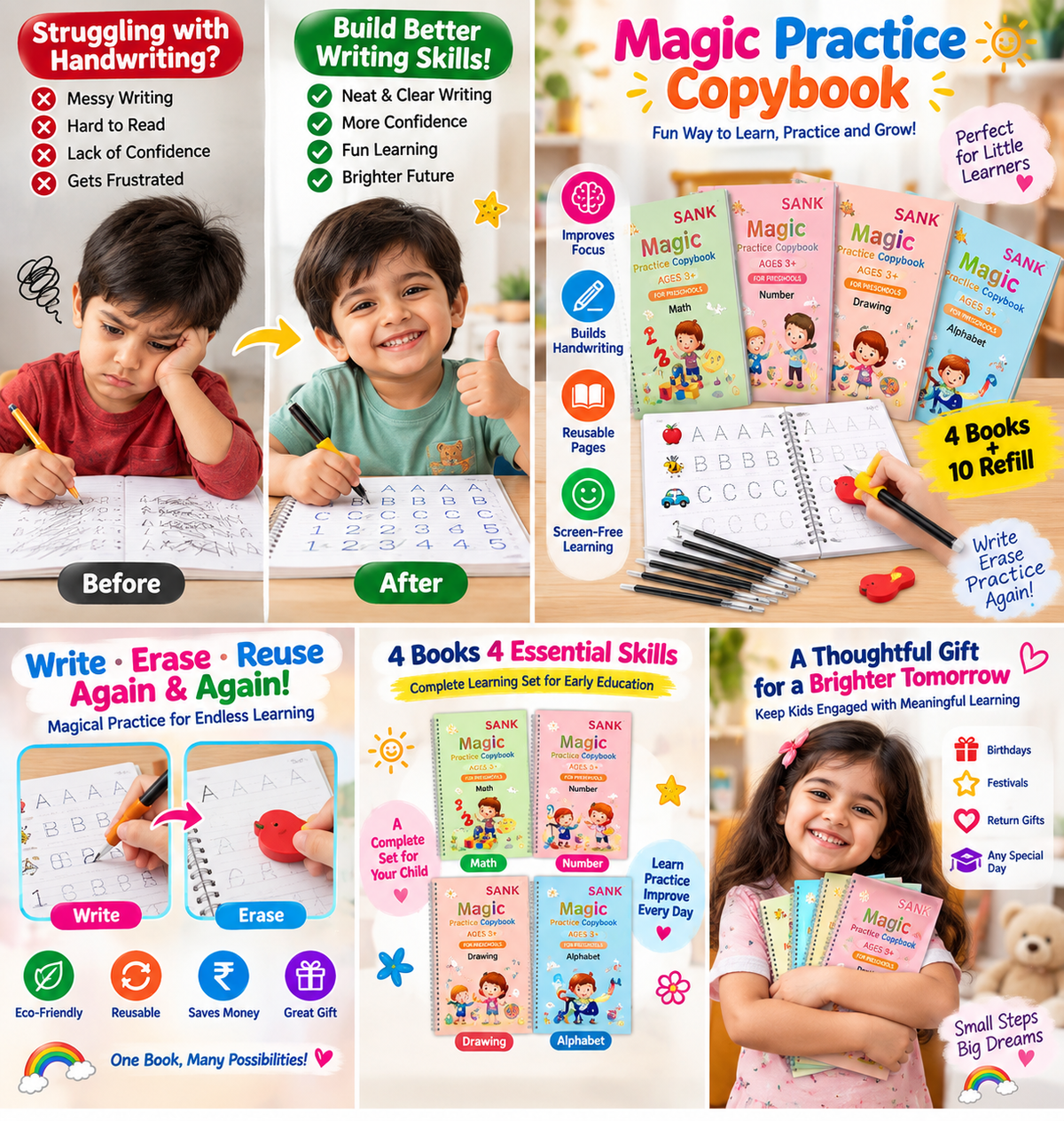 Smart Magic Practice CopyBooks