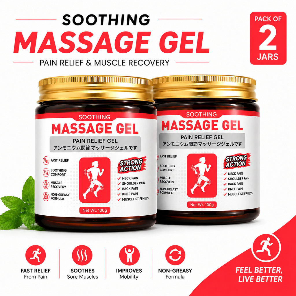 Instant Pain Relief Soothing Massage Gel (Pack of 2)