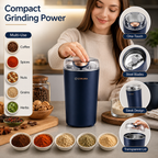 Multi-Purpose Electric Grinder for Spices, Coffee & Nuts