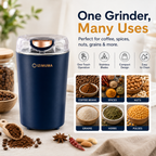 Multi-Purpose Electric Grinder for Spices, Coffee & Nuts
