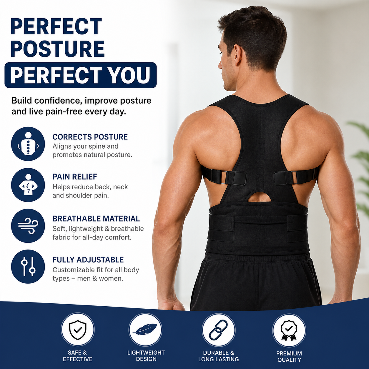 Posture Corrector Belt Unisex