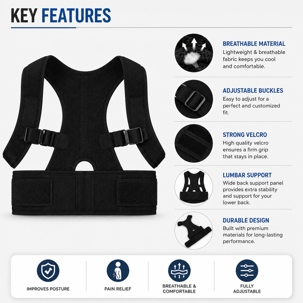 Posture Corrector Belt Unisex