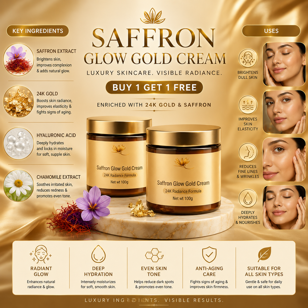 Saffron Glow Gold Cream