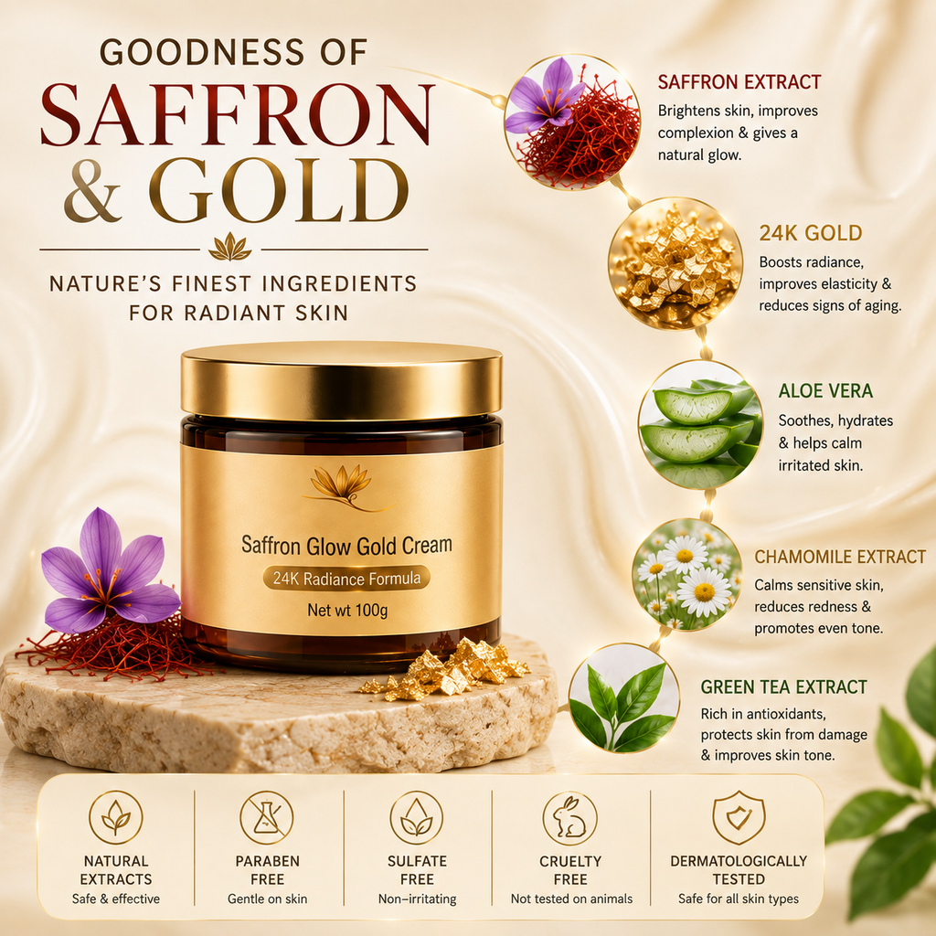 Saffron Glow Gold Cream