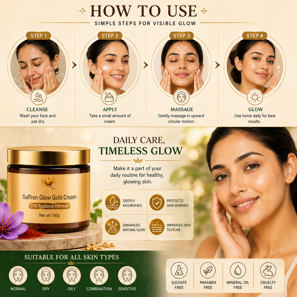 Saffron Glow Gold Cream