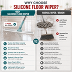 FlexiReach 180° Floor Sweeper - Adjustable Long Handle
