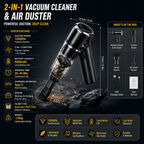 Wireless Car Vacuum Cleaner & Air Duster