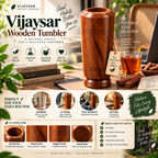 Vijaysar Ayurvedic - Natural Wooden Cup