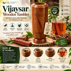 Vijaysar Ayurvedic - Natural Wooden Cup