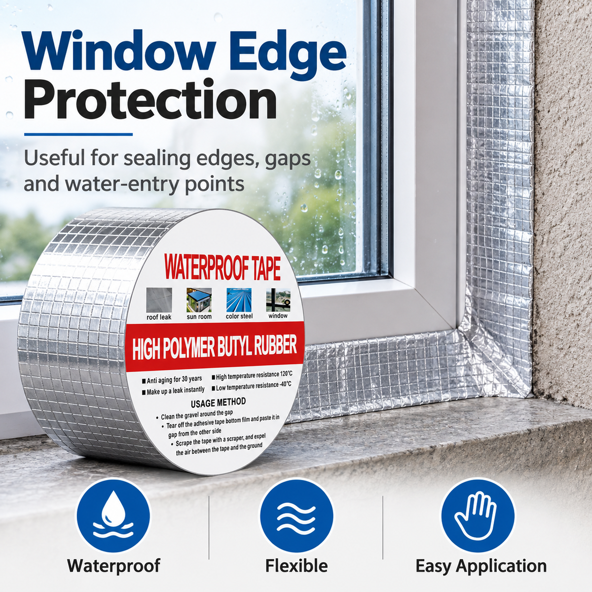 All-Weather Repair Seal Tape