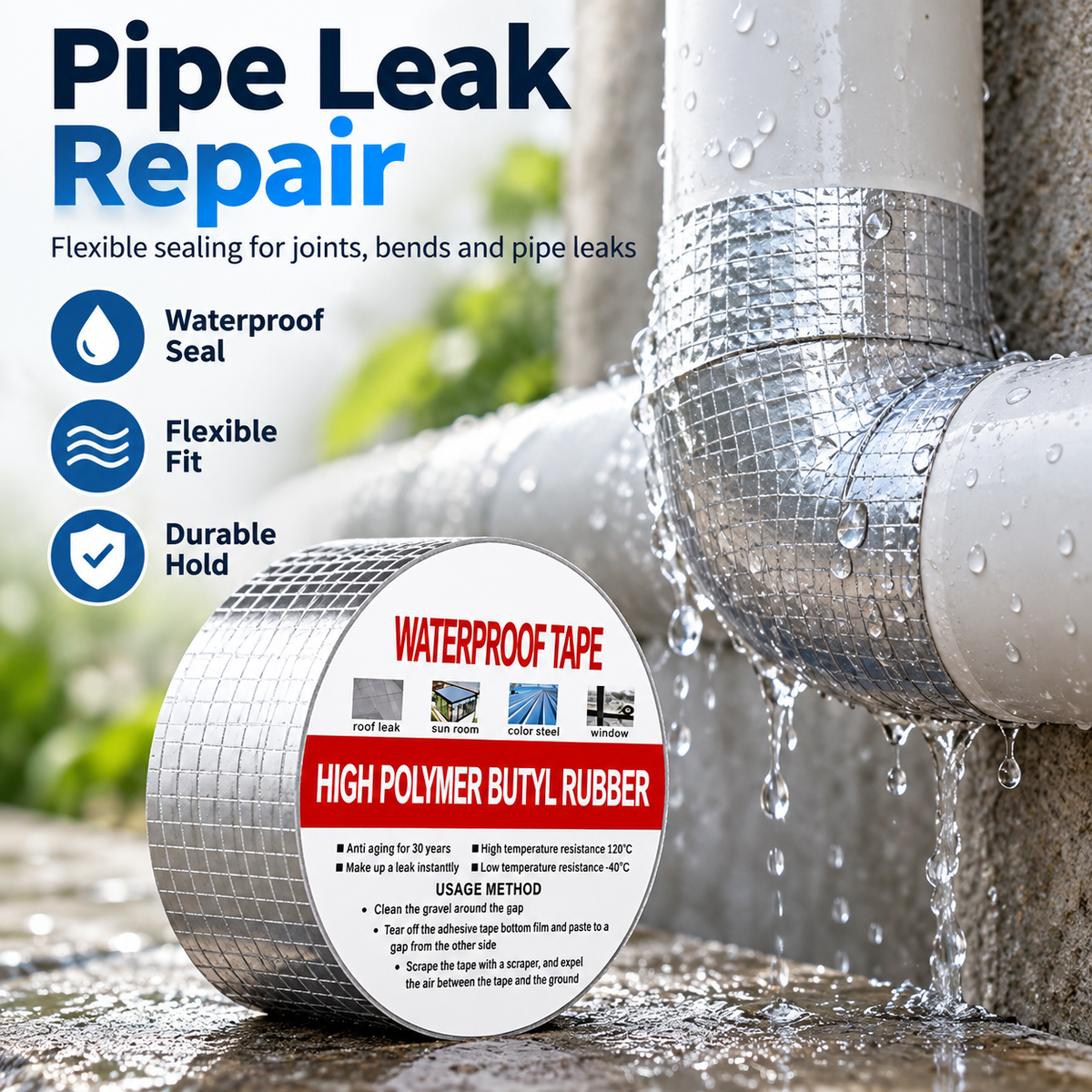 All-Weather Repair Seal Tape
