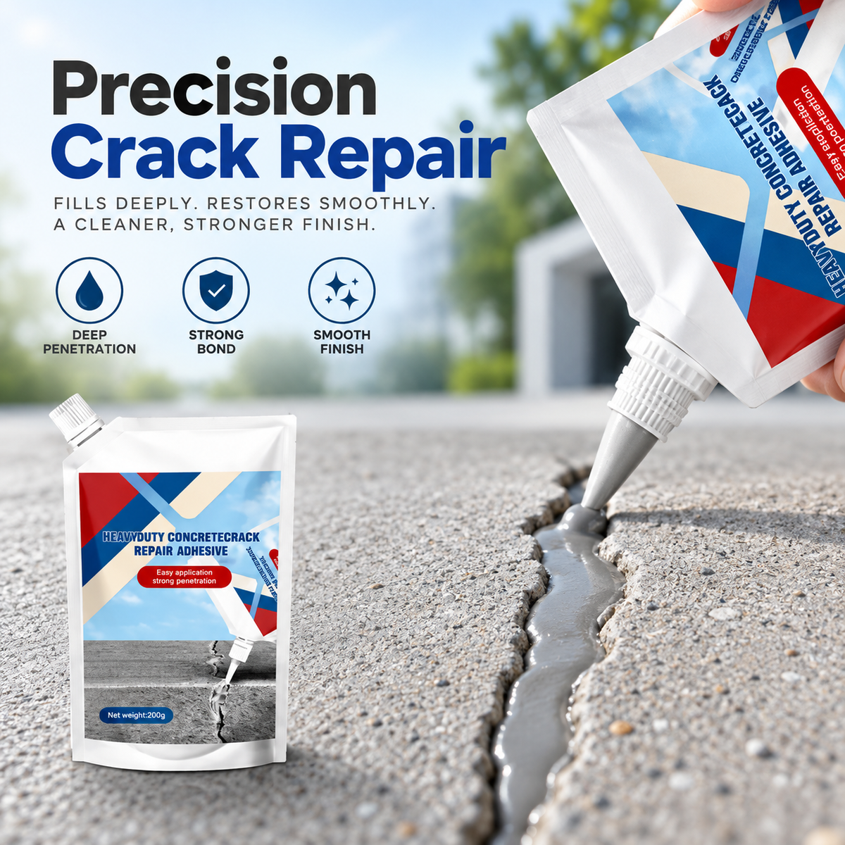 Waterproof Concrete Crack Filler