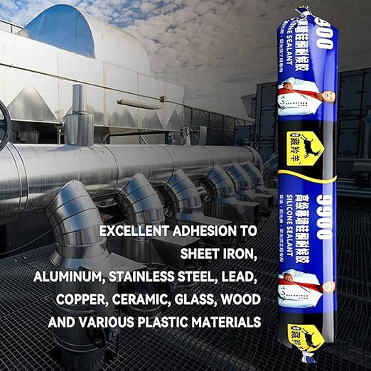 Waterproof Silicone Sealant 750g (Black) Strong Adhesive for Glass, Metal, Wood, Plastic | Multi-Surface Gap Filler- Pack of 1