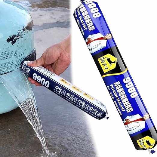 Waterproof Silicone Sealant 750g (Black) Strong Adhesive for Glass, Metal, Wood, Plastic | Multi-Surface Gap Filler- Pack of 1
