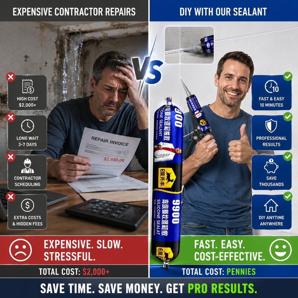 Waterproof Silicone Sealant 750g (Black) Strong Adhesive for Glass, Metal, Wood, Plastic | Multi-Surface Gap Filler- Pack of 1