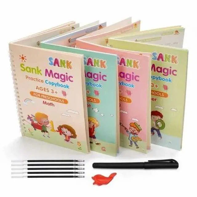 Magic Practice Copybook Large (4 Book +  Refill )