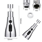 360° Rotating Tap Extender With 3 Water Flow Modes