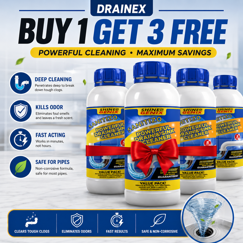 Powerful Drain & Sink Cleaner Powder - BUY1 GET3
